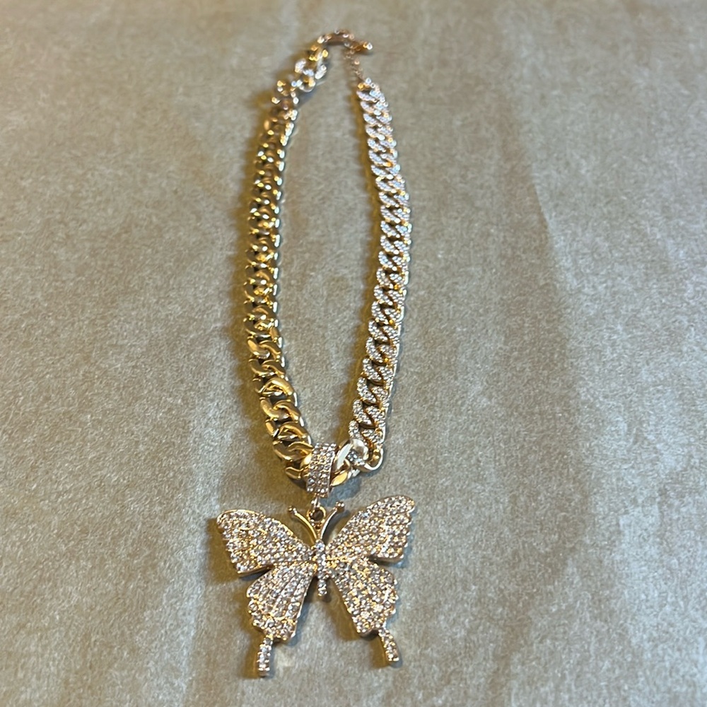 Butterfly 🦋 gold necklace